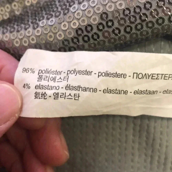 Zara Trafaluc sequin short sleeve top - Picture 4 of 5